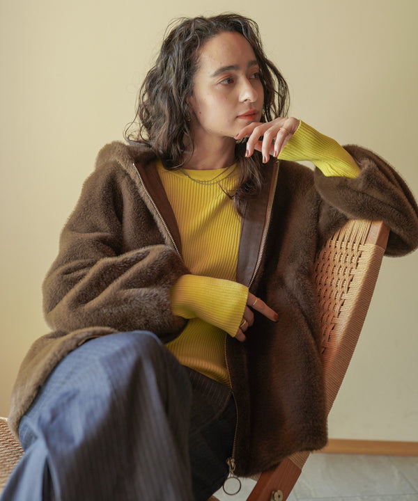 フェイクファーコート［10/31発送予定］