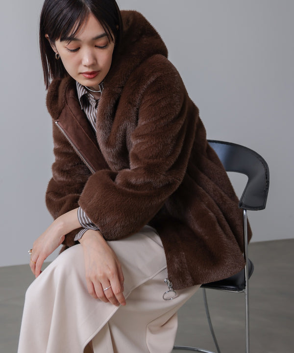 フェイクファーコート［10/31発送予定］
