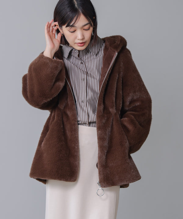 フェイクファーコート［10/31発送予定］