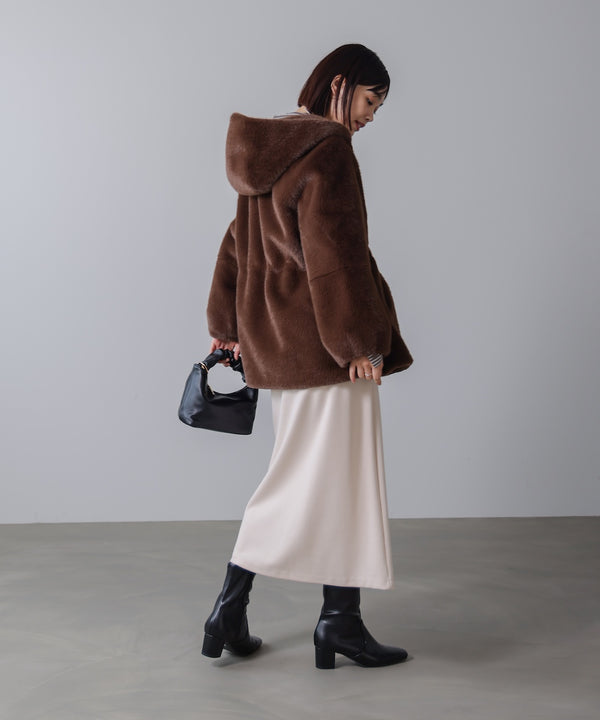 フェイクファーコート［10/31発送予定］