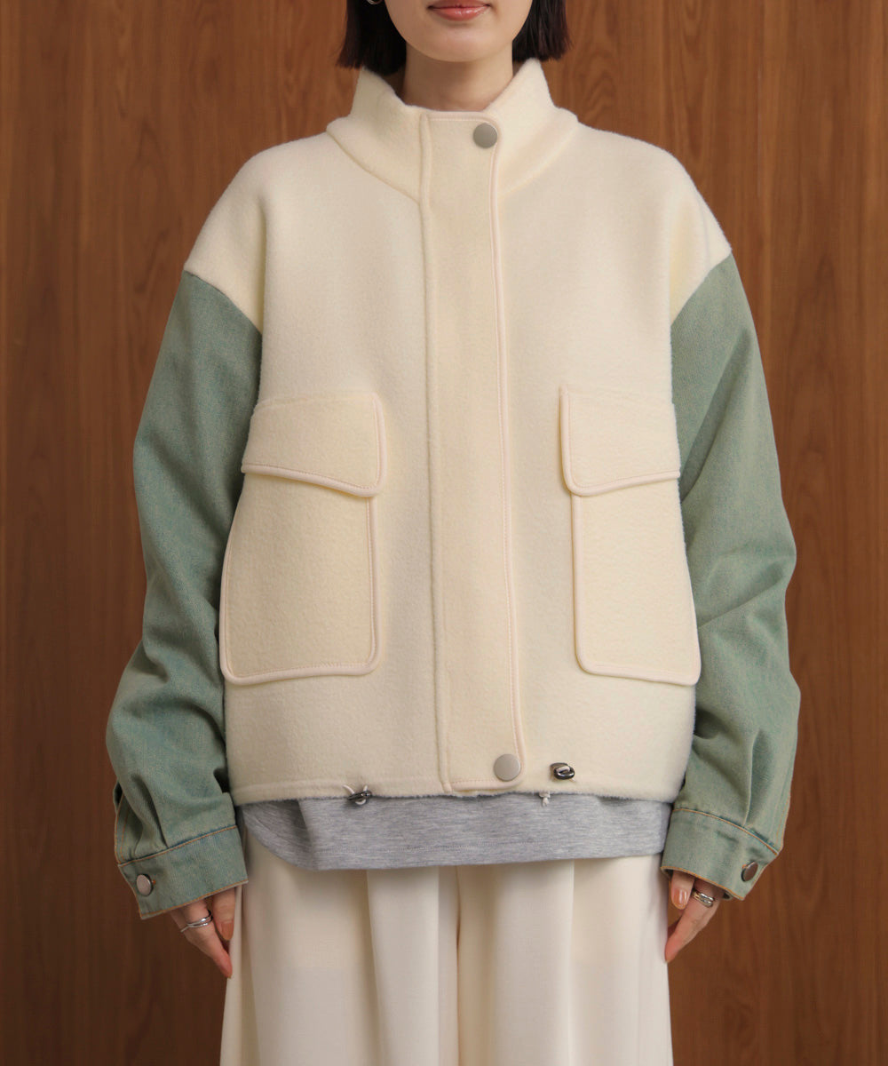 デニムコンビジャケット