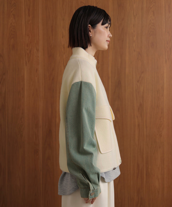 デニムコンビジャケット