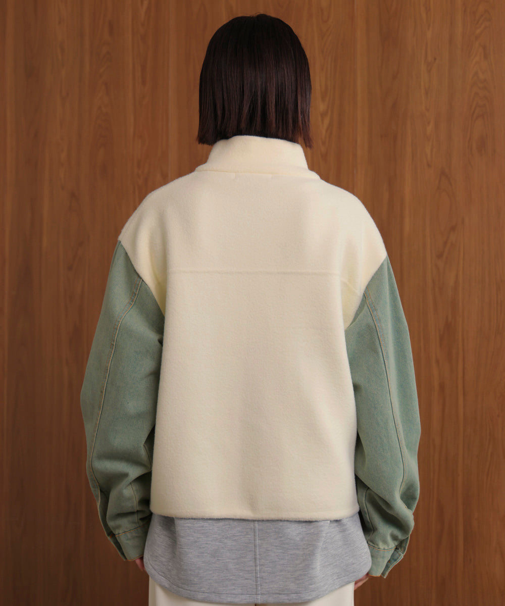 デニムコンビジャケット