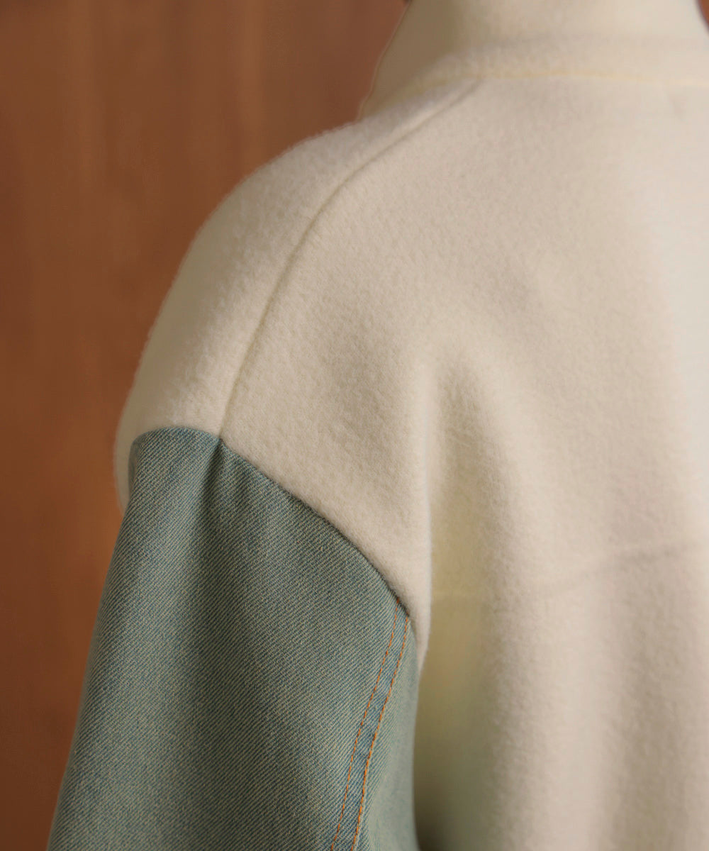 デニムコンビジャケット