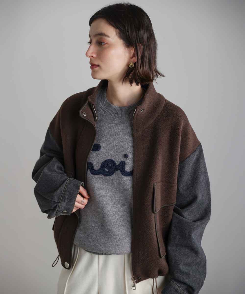 デニムコンビジャケット