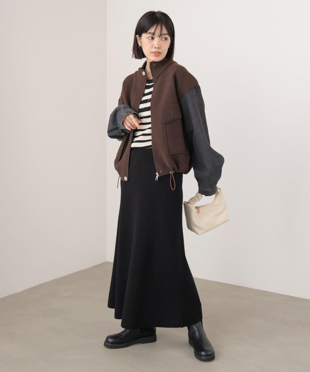 デニムコンビジャケット