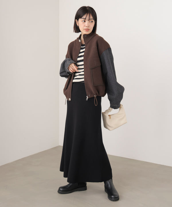 デニムコンビジャケット