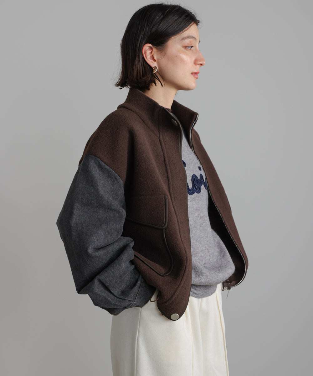 デニムコンビジャケット