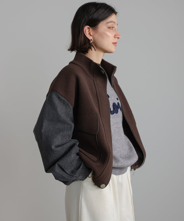 デニムコンビジャケット