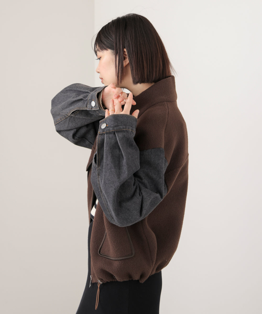 デニムコンビジャケット