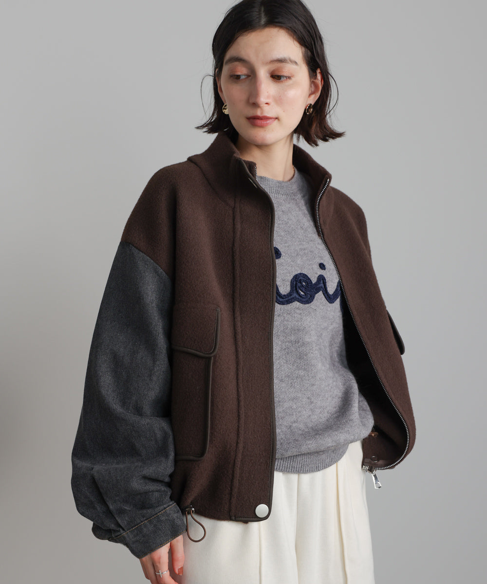 デニムコンビジャケット