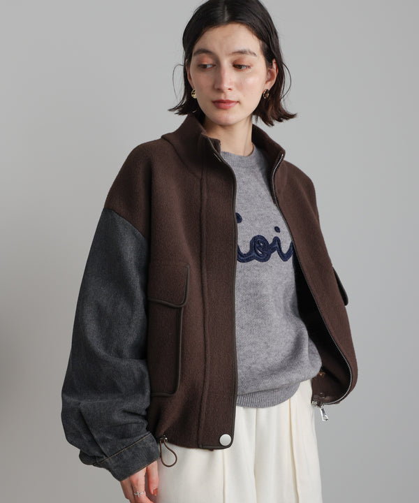 デニムコンビジャケット