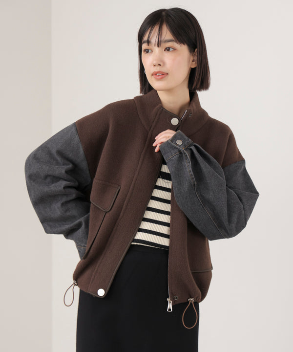 デニムコンビジャケット