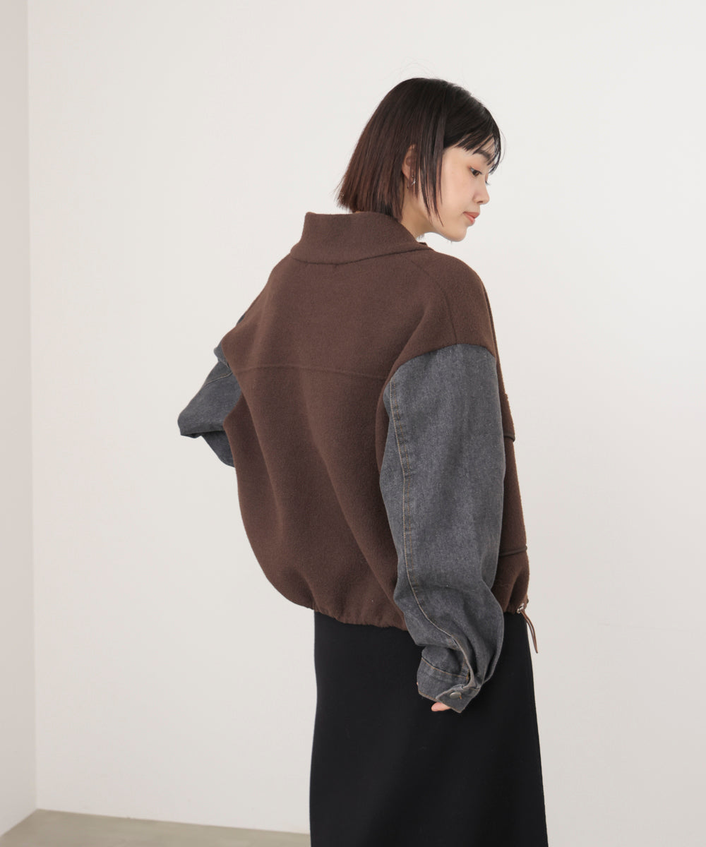 デニムコンビジャケット