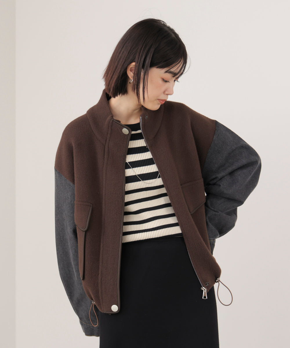 デニムコンビジャケット