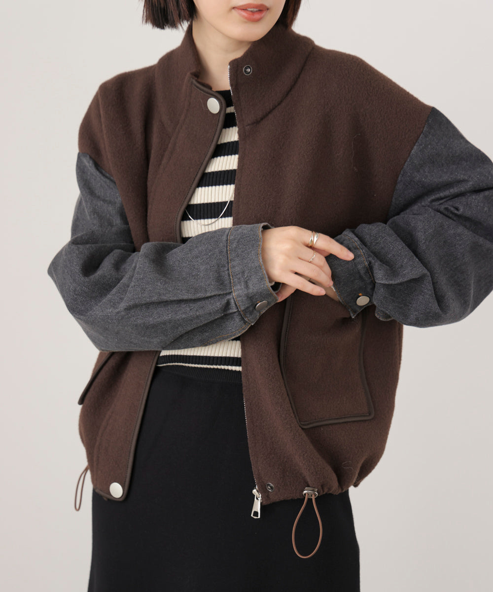 デニムコンビジャケット