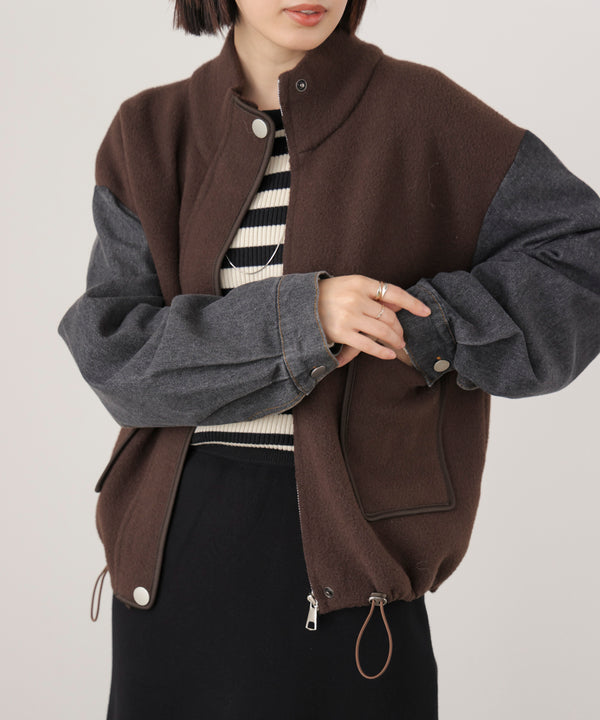 デニムコンビジャケット