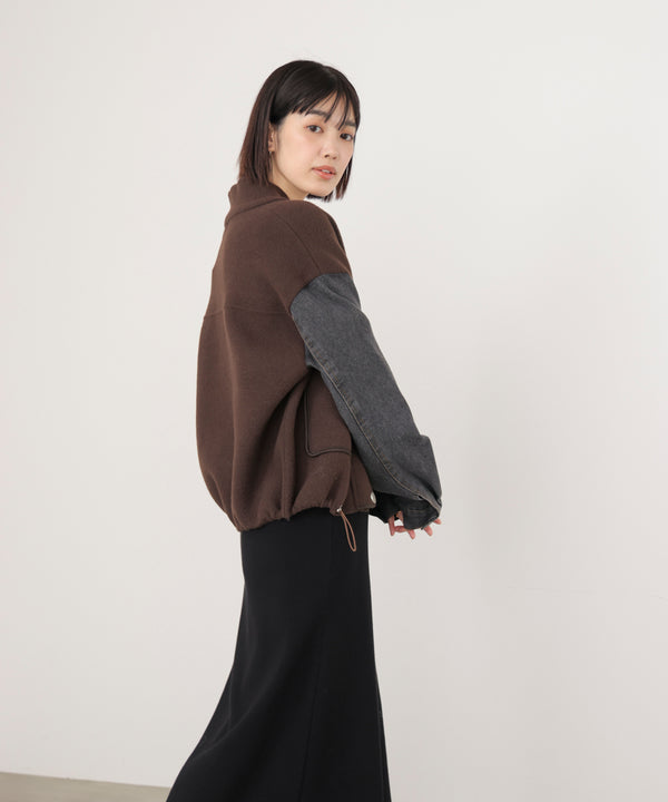 デニムコンビジャケット