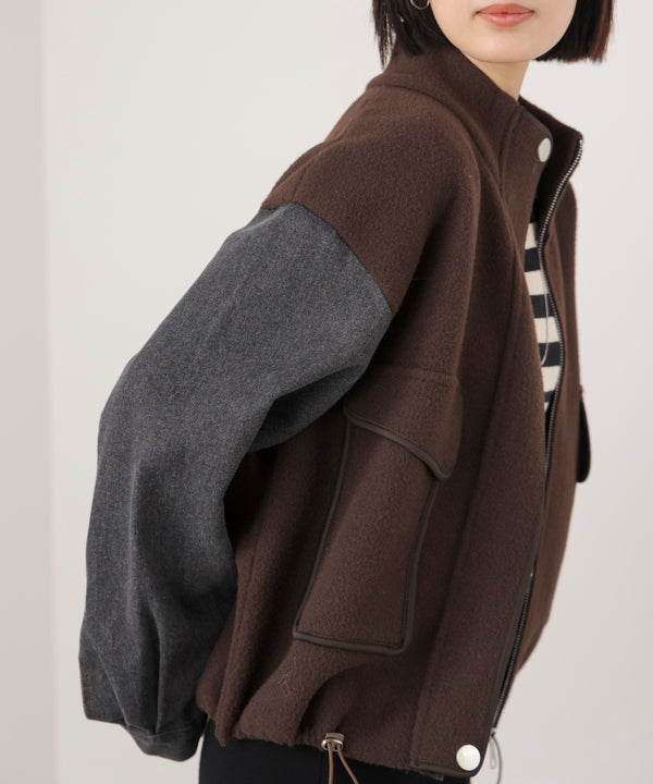 デニムコンビジャケット