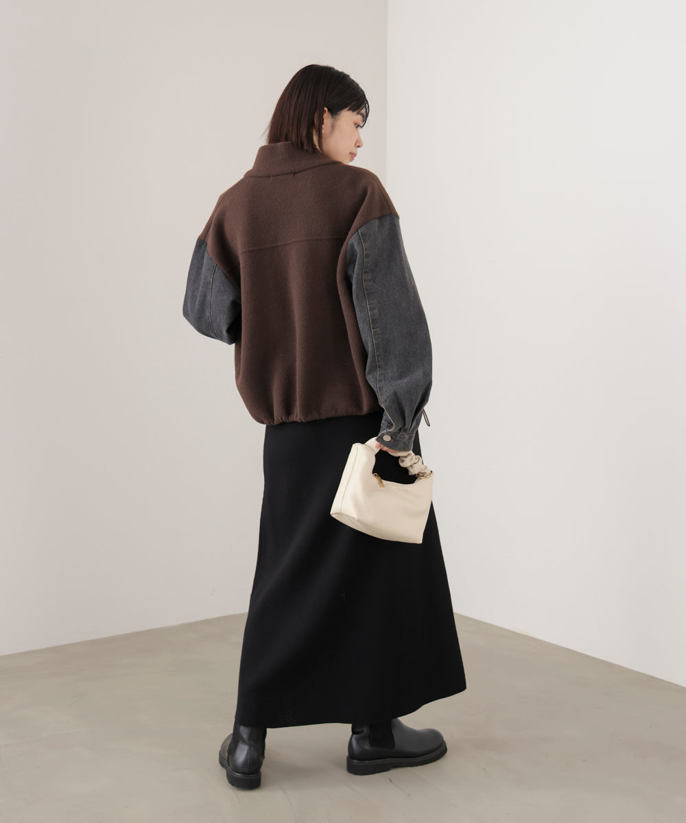 デニムコンビジャケット