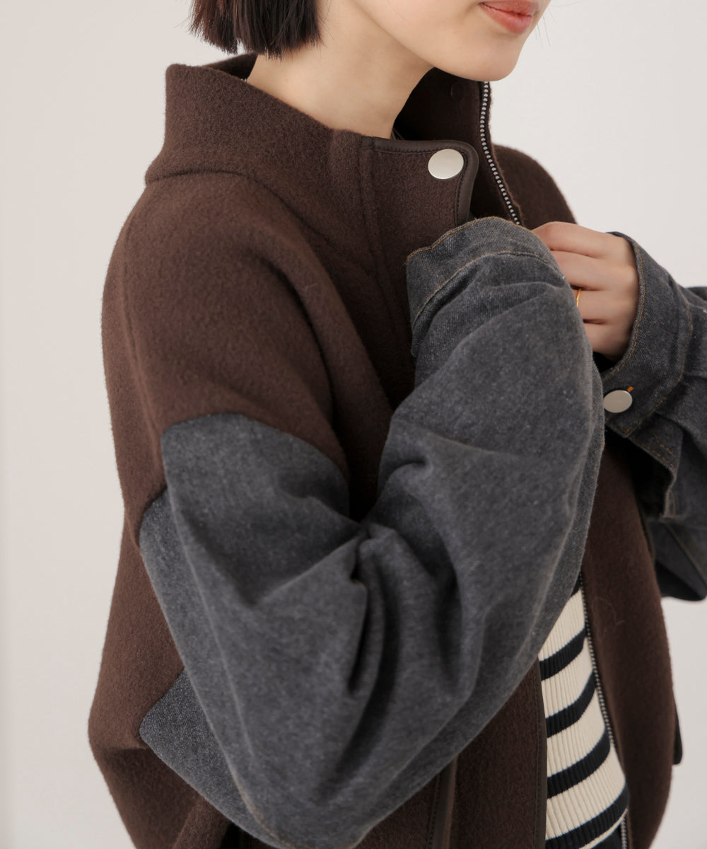 デニムコンビジャケット