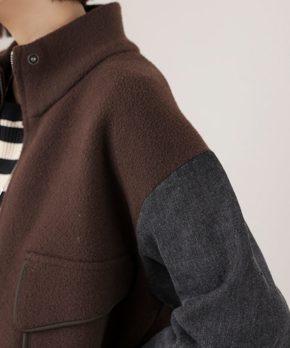 デニムコンビジャケット