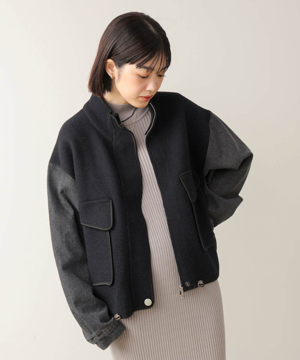 デニムコンビジャケット