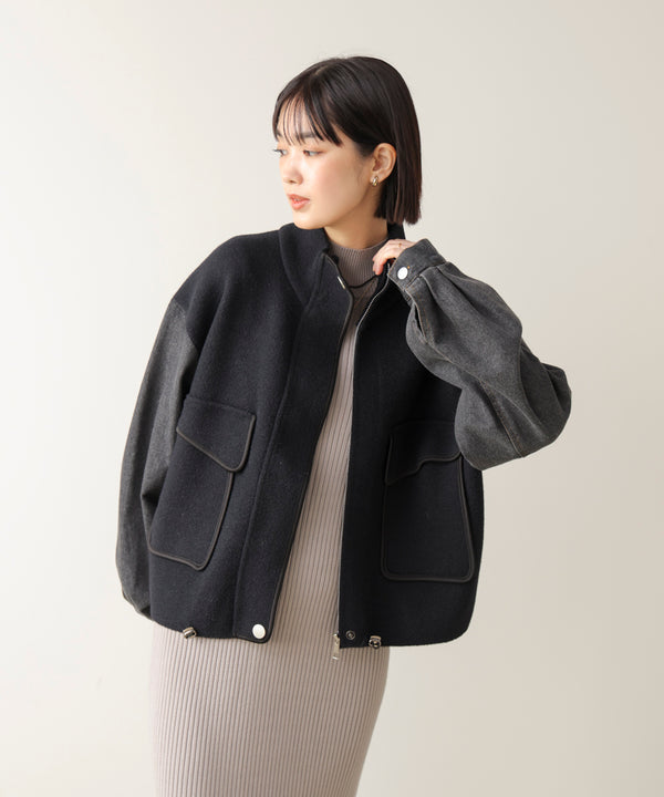 デニムコンビジャケット