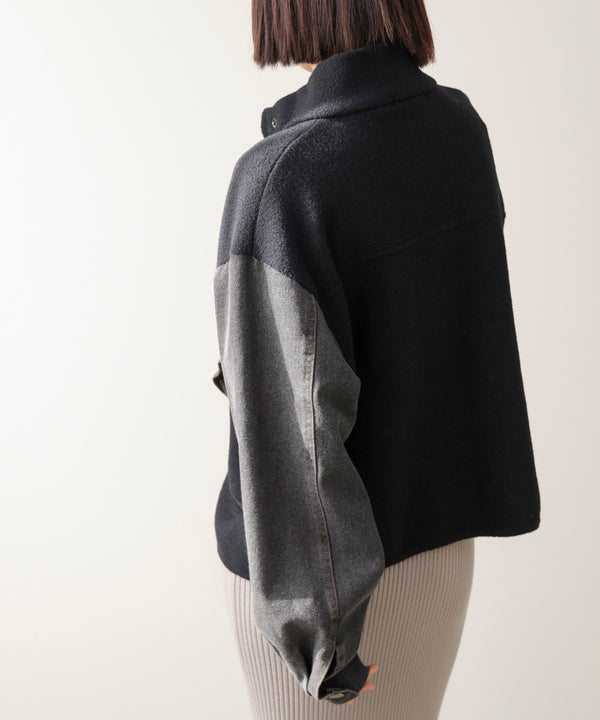 デニムコンビジャケット