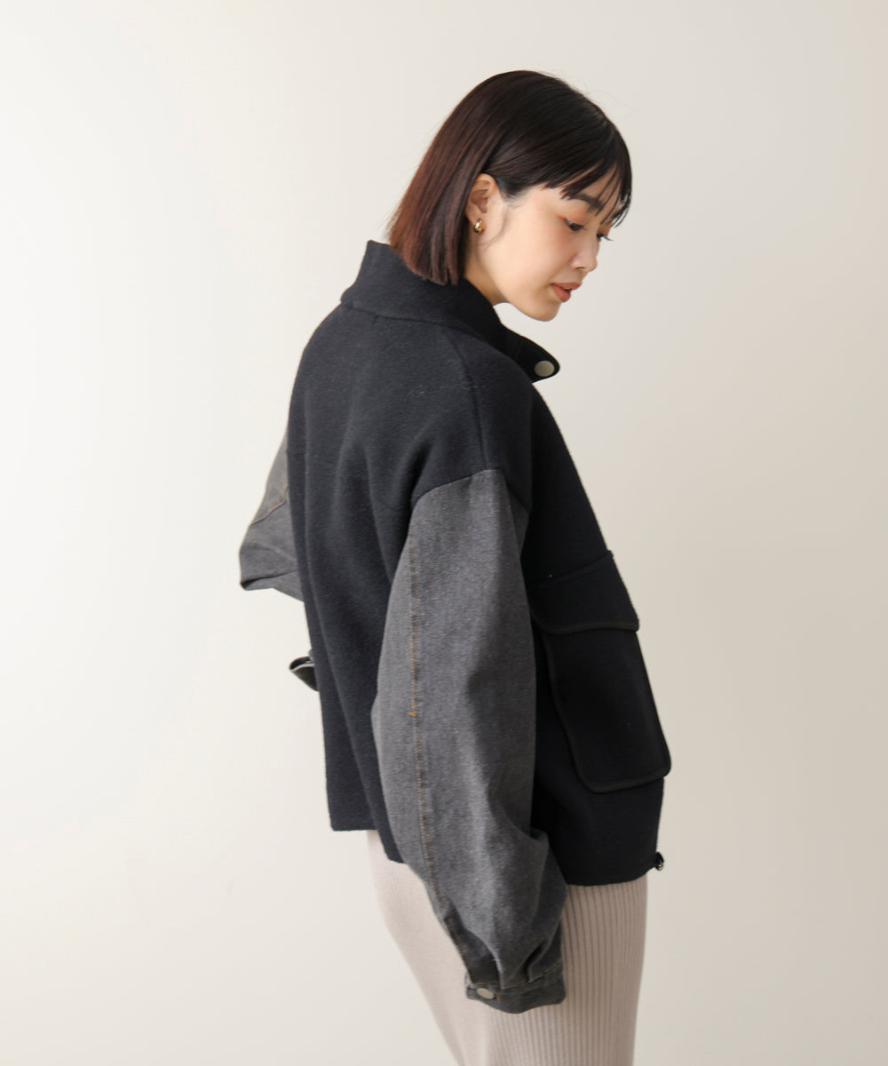 デニムコンビジャケット