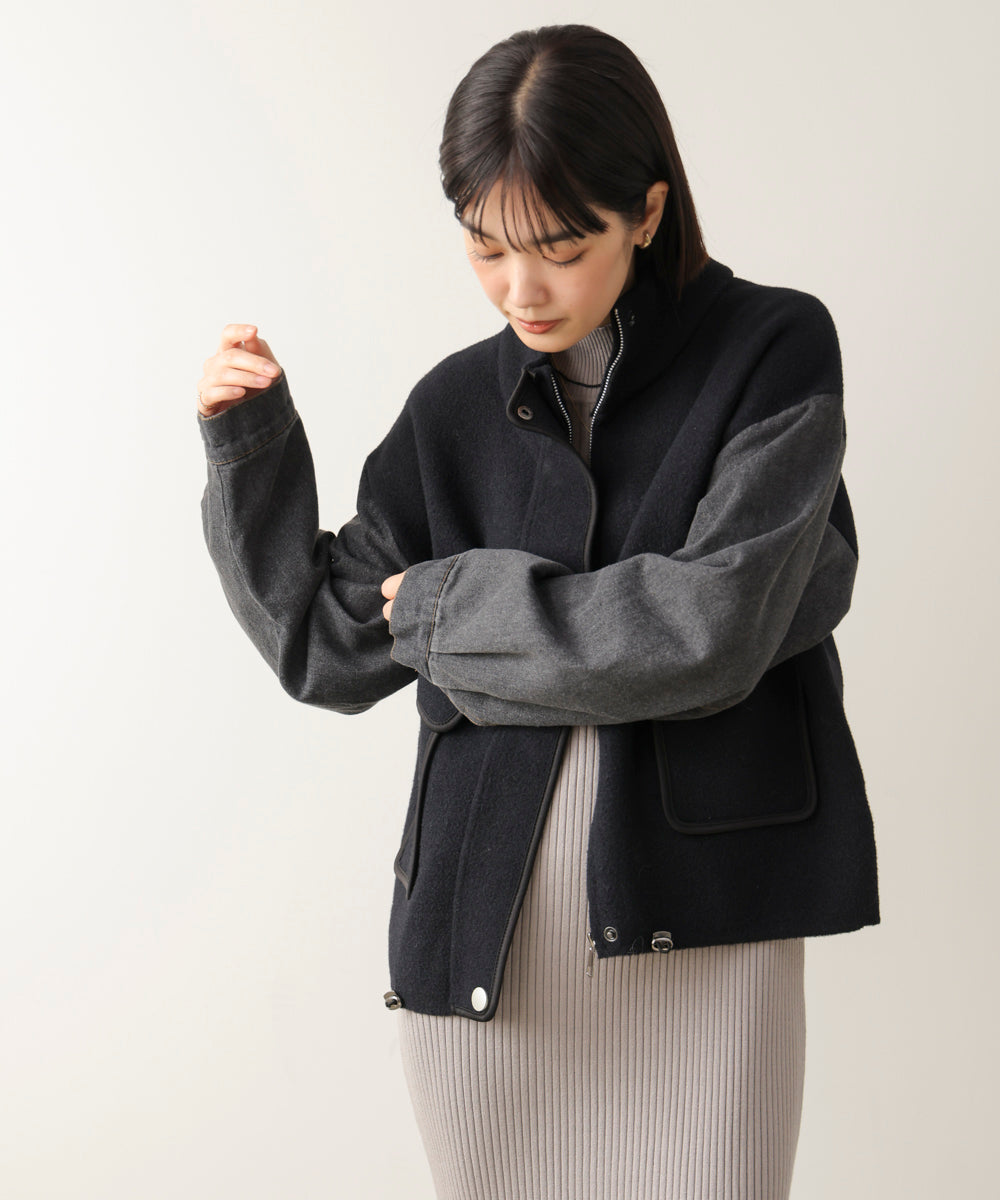 デニムコンビジャケット