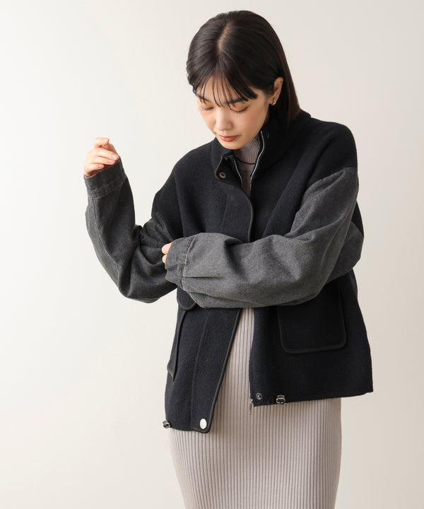 デニムコンビジャケット