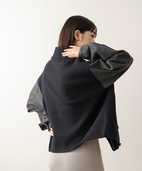 デニムコンビジャケット