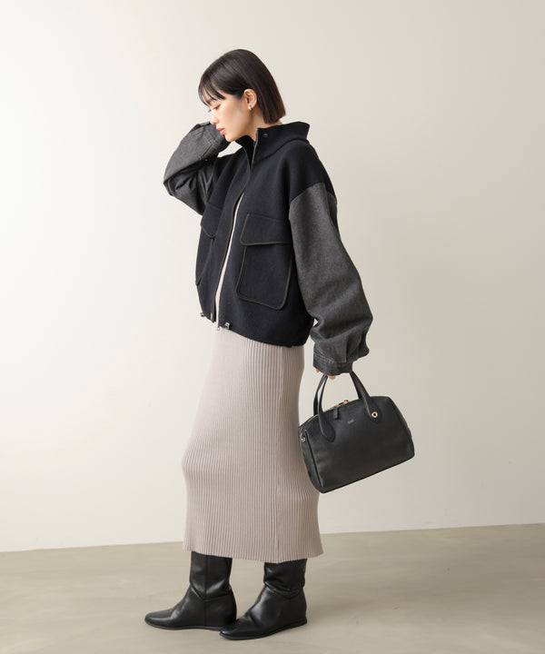 デニムコンビジャケット