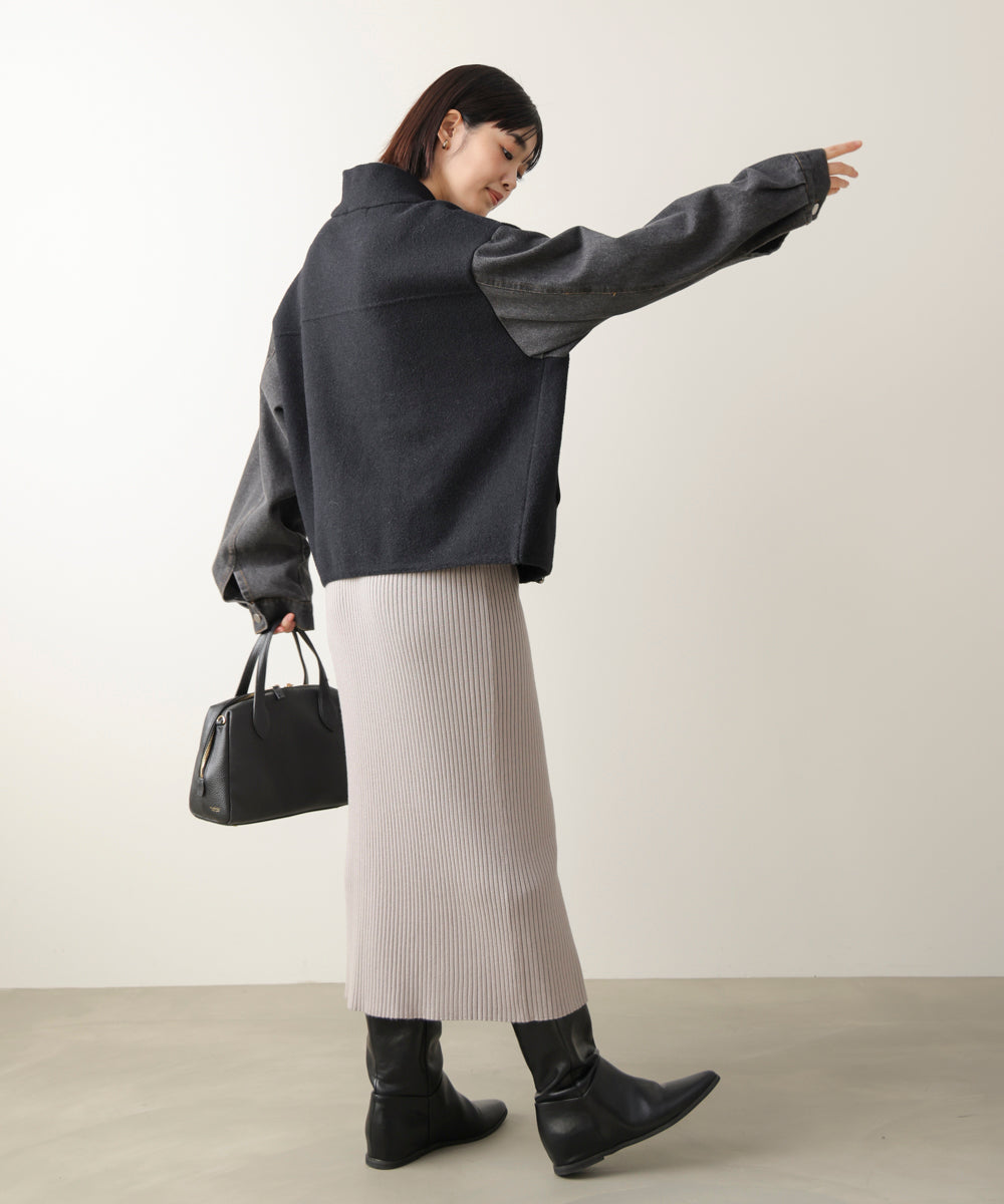 デニムコンビジャケット