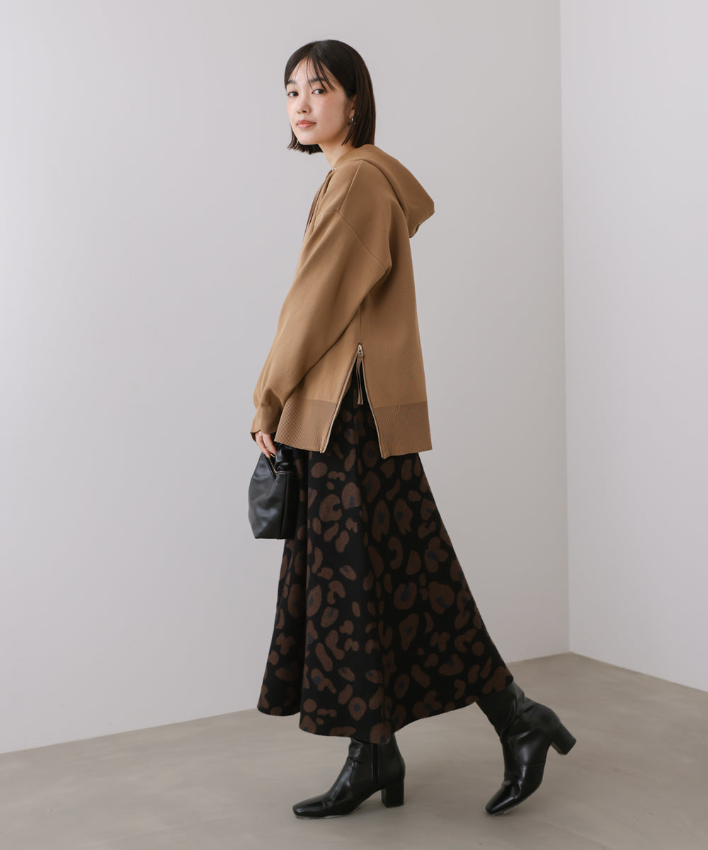 【WEB限定】柄ニットスカート