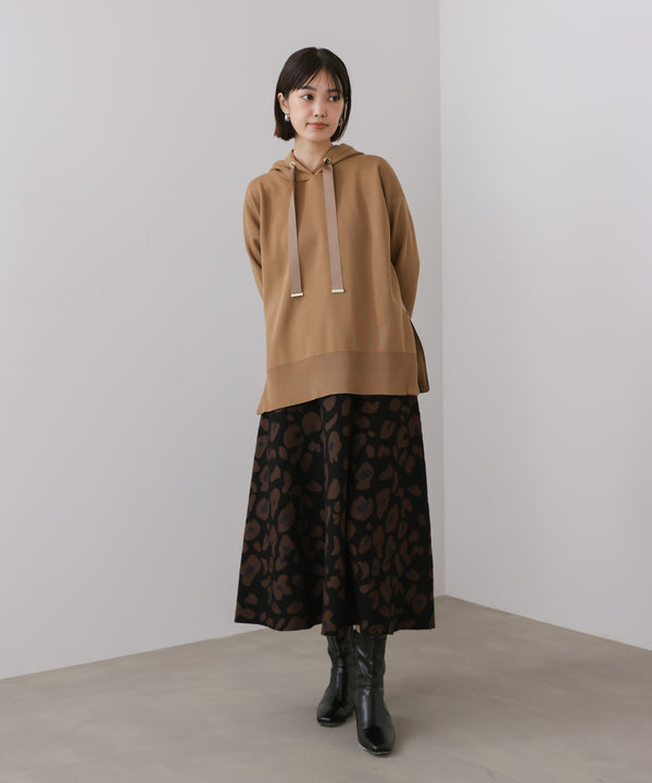【WEB限定】柄ニットスカート