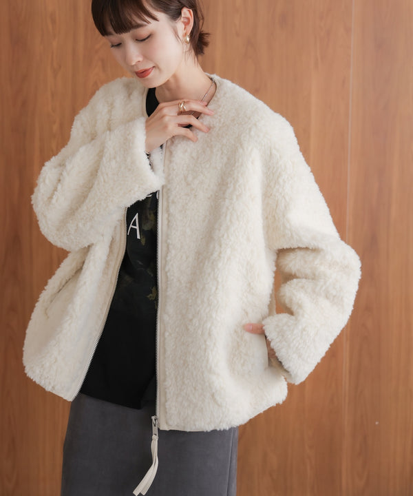 ボアショートアウター［11/19発送予定］