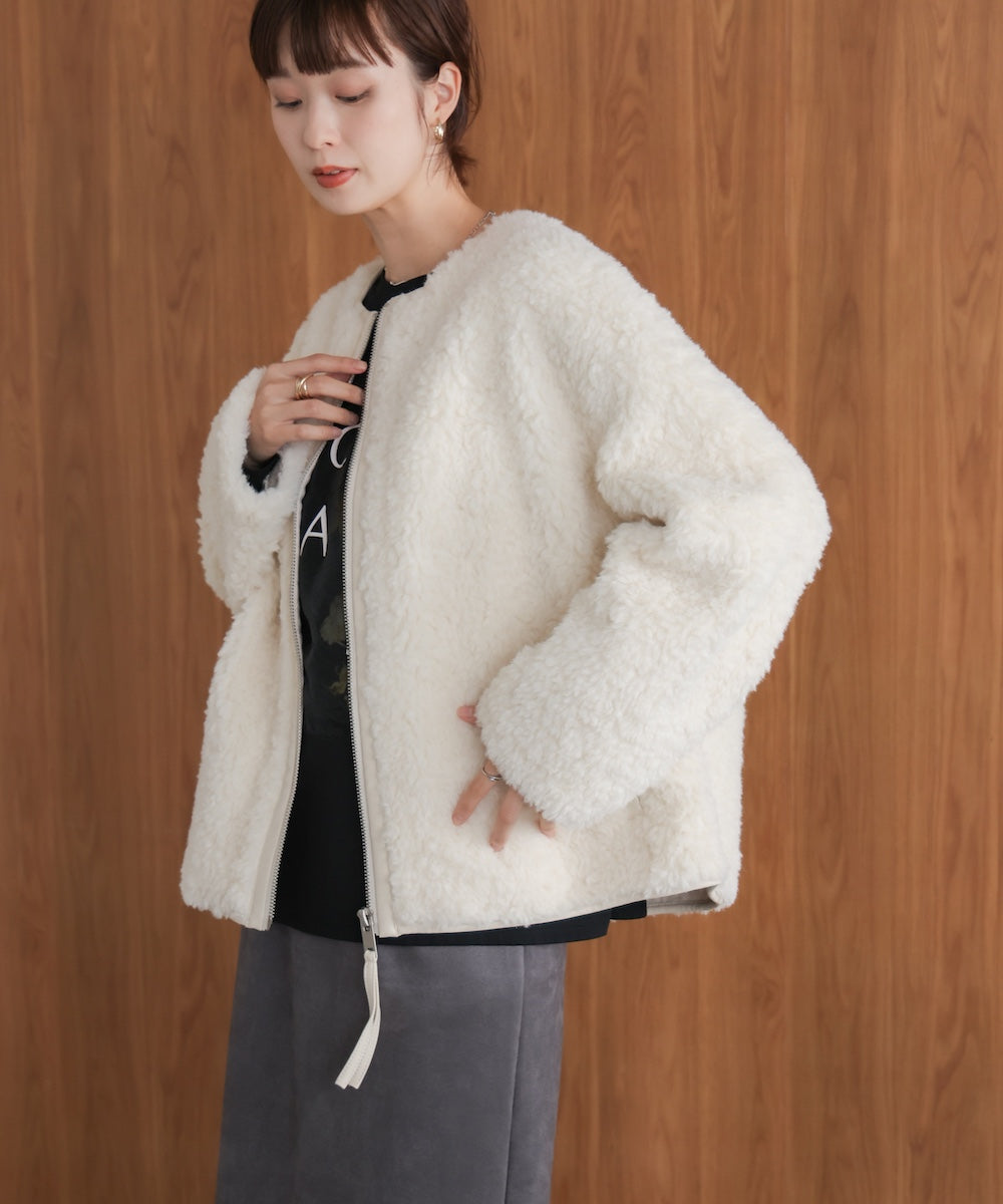 ボアショートアウター［11/19発送予定］