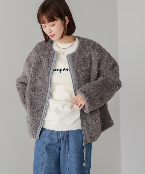 ボアショートアウター［11/19発送予定］