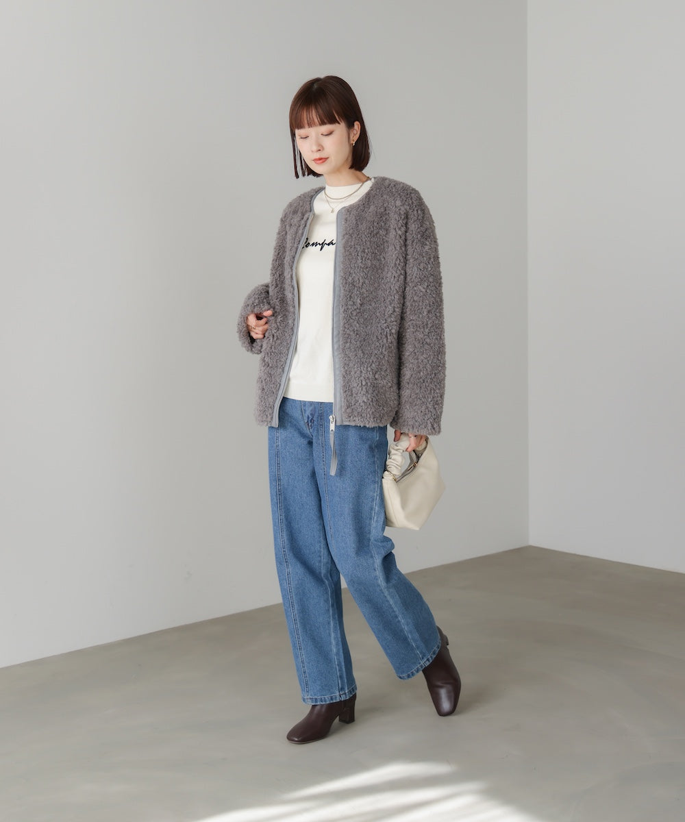 ボアショートアウター［11/19発送予定］