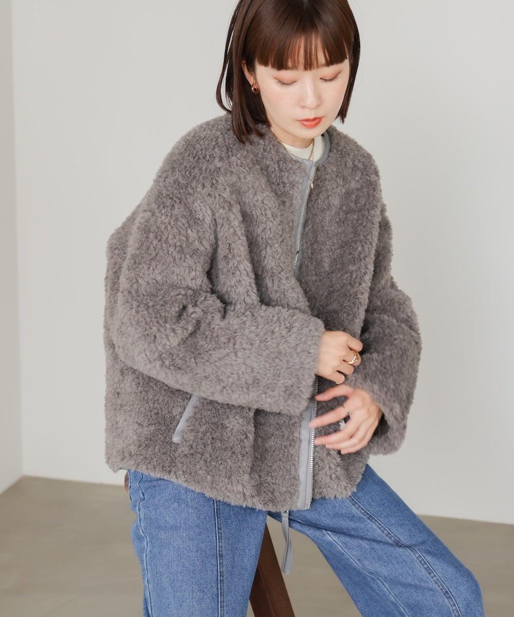 ボアショートアウター［11/19発送予定］