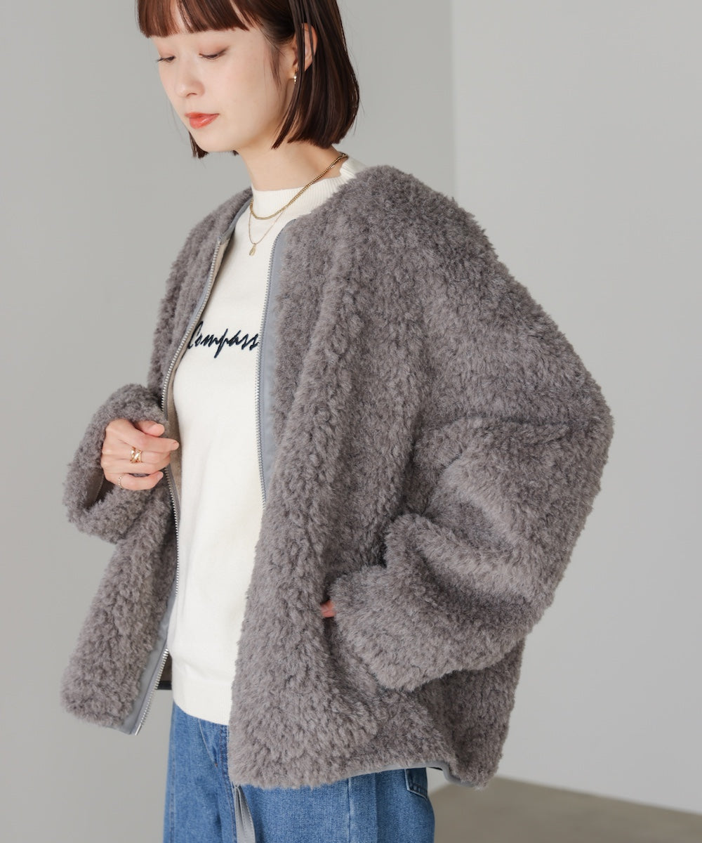 ボアショートアウター［11/19発送予定］