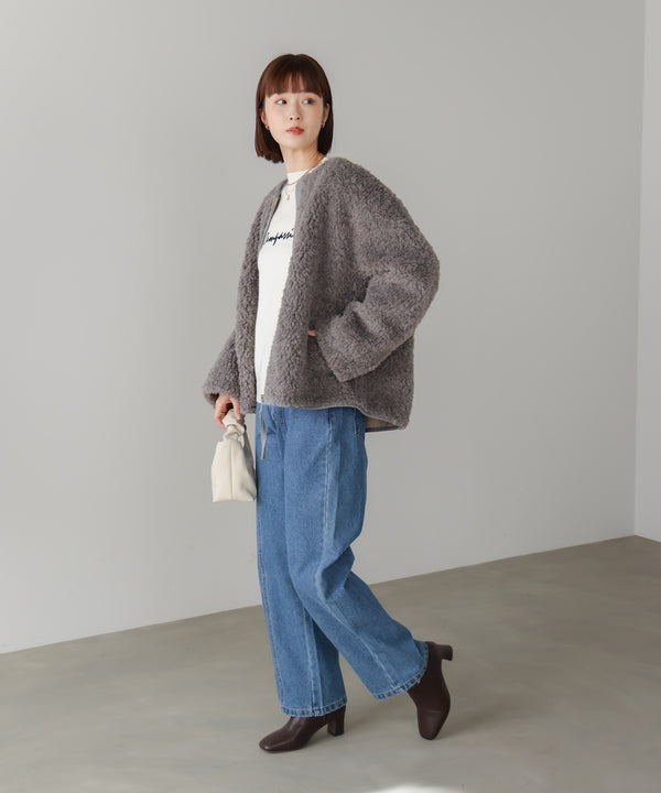 ボアショートアウター［11/19発送予定］