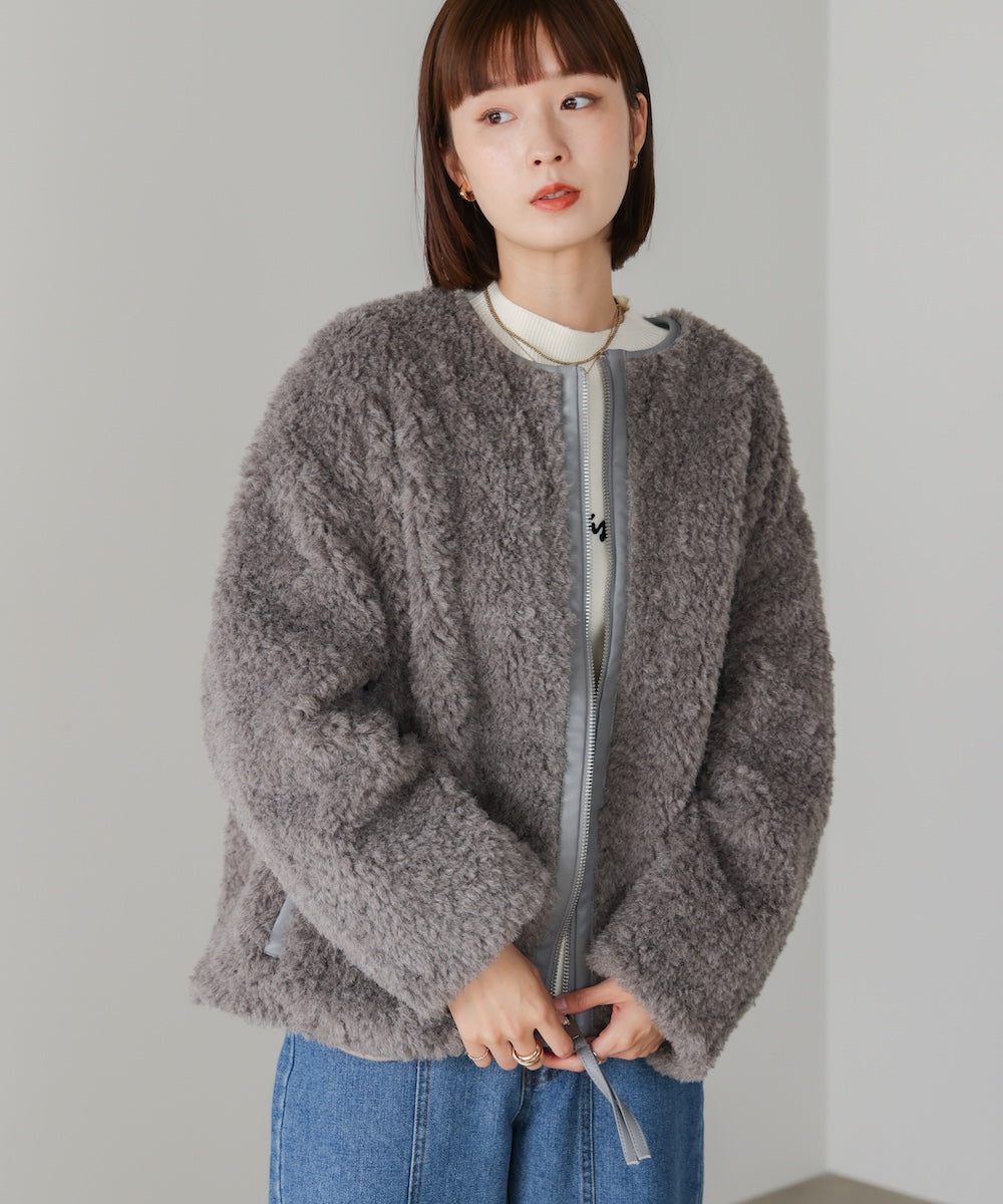 ボアショートアウター［11/19発送予定］