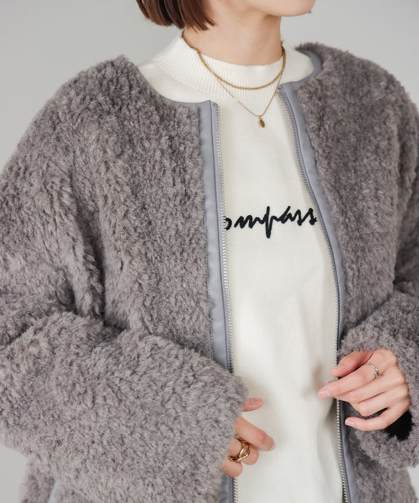 ボアショートアウター［11/19発送予定］