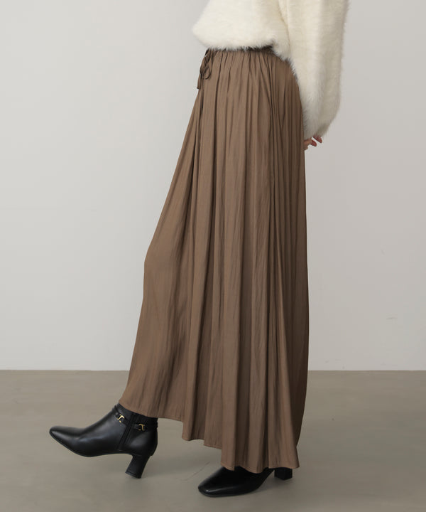 ギャザーウエストワイドパンツ