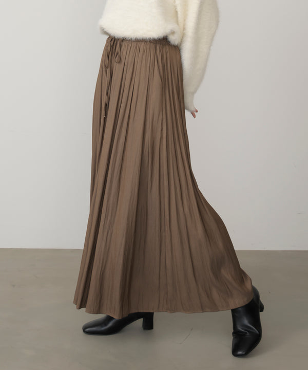 ギャザーウエストワイドパンツ