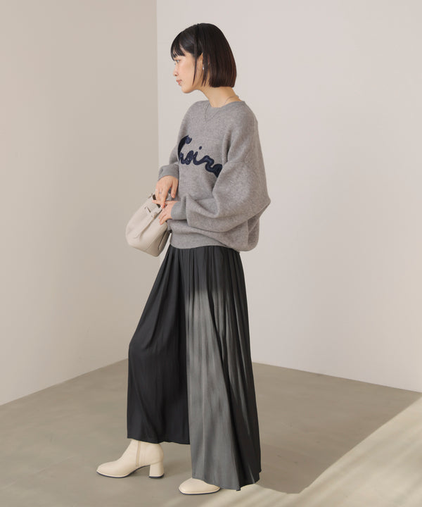 ギャザーウエストワイドパンツ