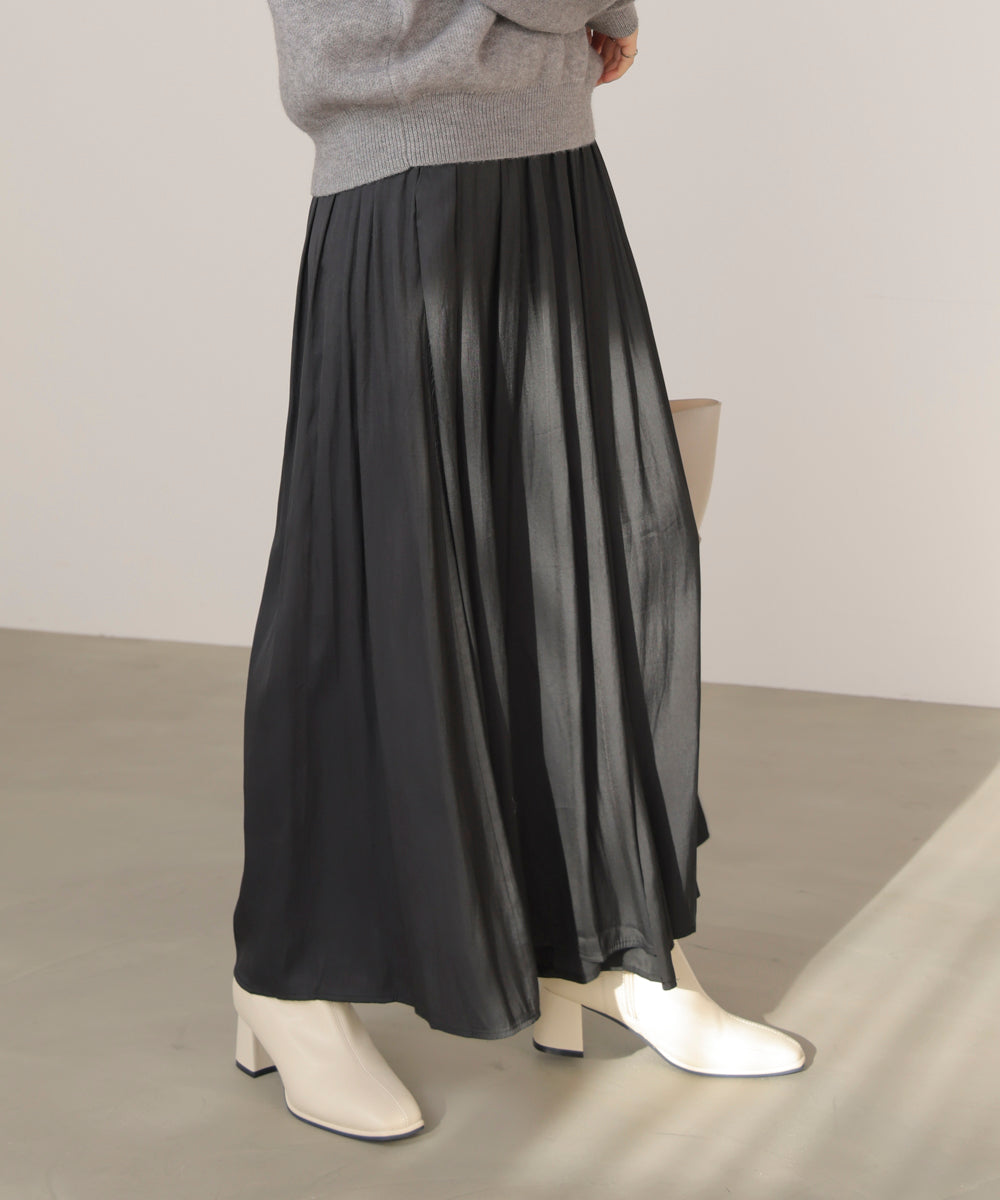 ギャザーウエストワイドパンツ